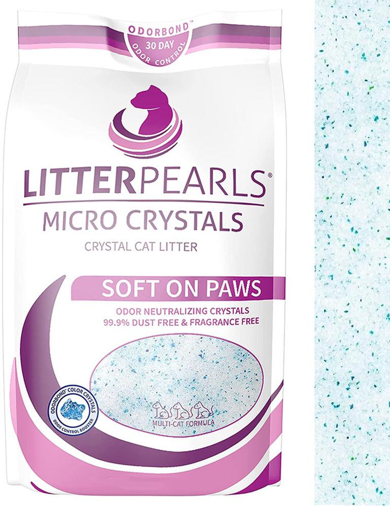 Litter Pearls Micro Crystals силікагелевий наповнювач для котячих туалетів 1.59 кг (10604) Litter Pearls Micro Crystals силікагелевий наповнювач для котячих туалетів 1.59 кг (10604)